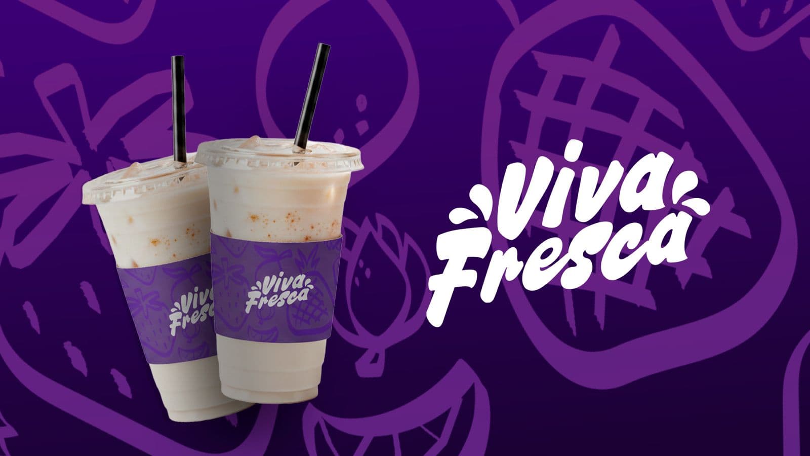 Dos vasos de horchata Viva Fresca preparada en Berlín